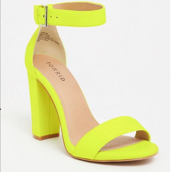 yellow wide width shoes